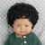 Lalka Chłopiec Europejczyk Czarne Kręcone Włosy 38cm Miniland Doll