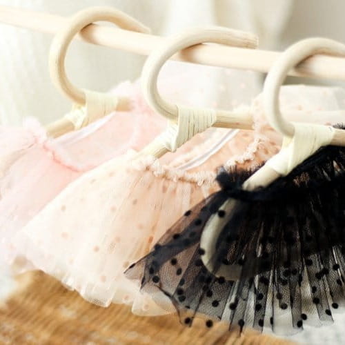 Strój Baletnicy Różowy  Body + Spódniczka tutu 38 cm - lillitoy