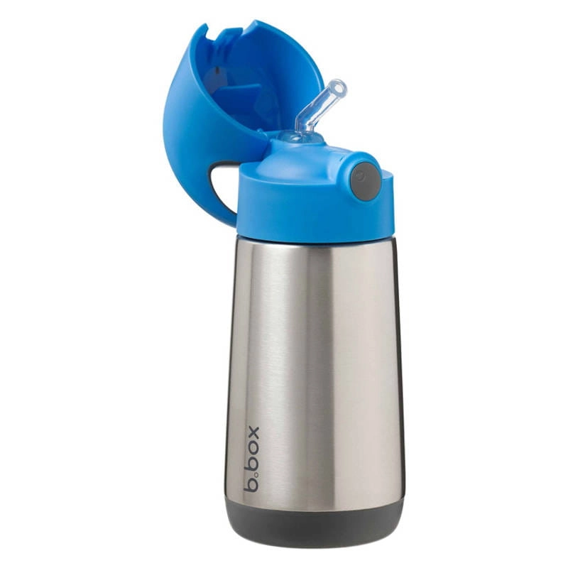 Bidon Termiczny ze Słomką 350 ml Blue Slate / b.box