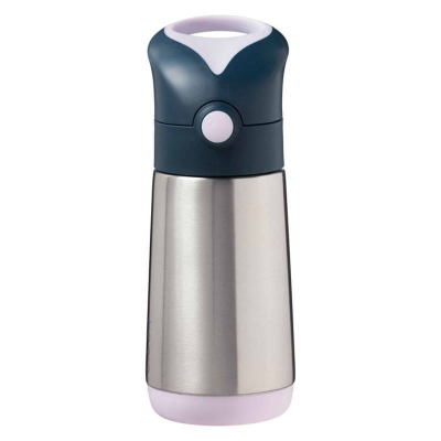 B.Box Bidon Termiczny ze Słomką dla Dziecka 350 ml Indigo Rose Różowy