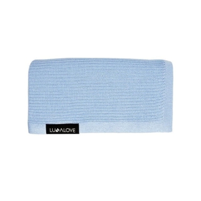 Otulacz Bambusowy dla Niemowlaka Lullalove Blue Niebieski