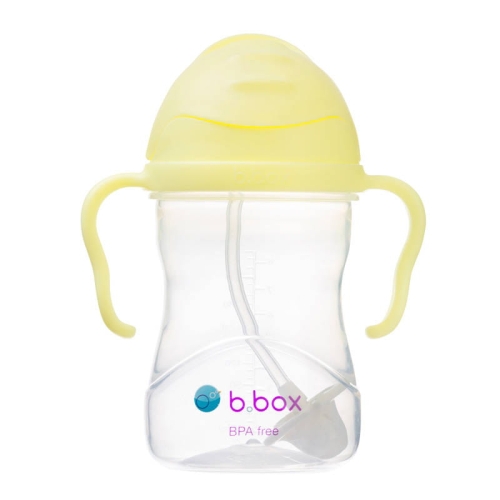B.Box Bidon dla Dziecka ze Słomką 240 ml Bananowy Żółty