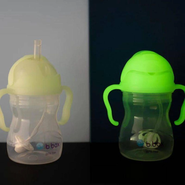 B.Box Bidon dla Dziecka ze Słomką 240 ml Glow Świecący