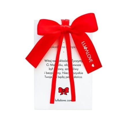 Czerwona Kokardka na Szczęście Lullalove