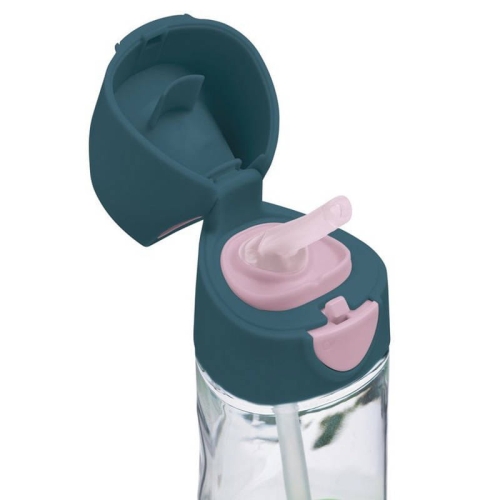 B.Box Butelka Tritanowa ze Słomką 450 ml Indigo Rose