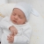 Czapeczka Bawełniana dla Noworodka 0-3m Niebieska - lullalove