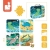 Puzzle dla Dzieci Progresywne w Walizce Dinozaury 4 Układanki 3+ Janod