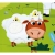 Puzzle dla Dzieci Sensoryczne 20 Elementów Farma Janod