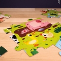 Puzzle dla Dzieci Sensoryczne 20 Elementów Farma Janod
