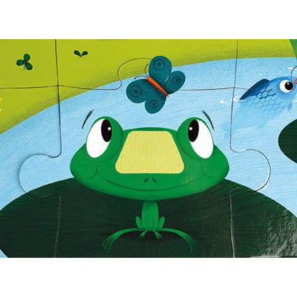 Puzzle dla Dzieci Sensoryczne 20 Elementów Farma Janod