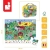 Puzzle dla Dzieci Obserwacyjne w Walizce Farma 24 Elementy 3+ Janod