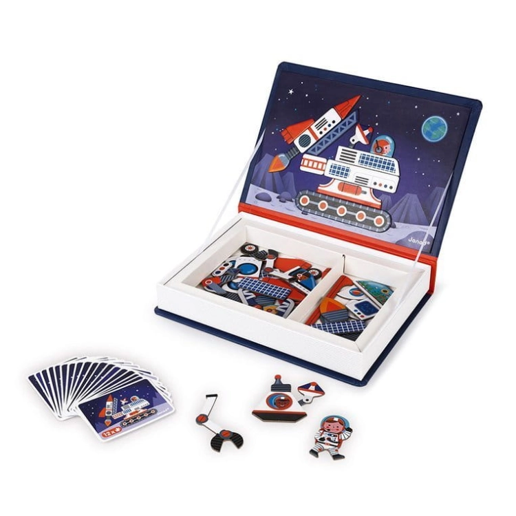 Układanka Magnetyczna Janod Magnetibook Kosmos