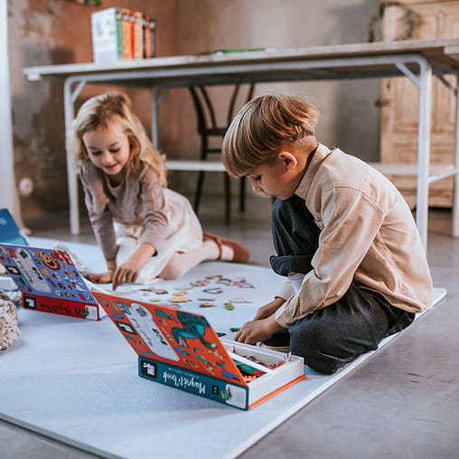 Układanka Magnetyczna Janod Magnetibook Zwierzęta