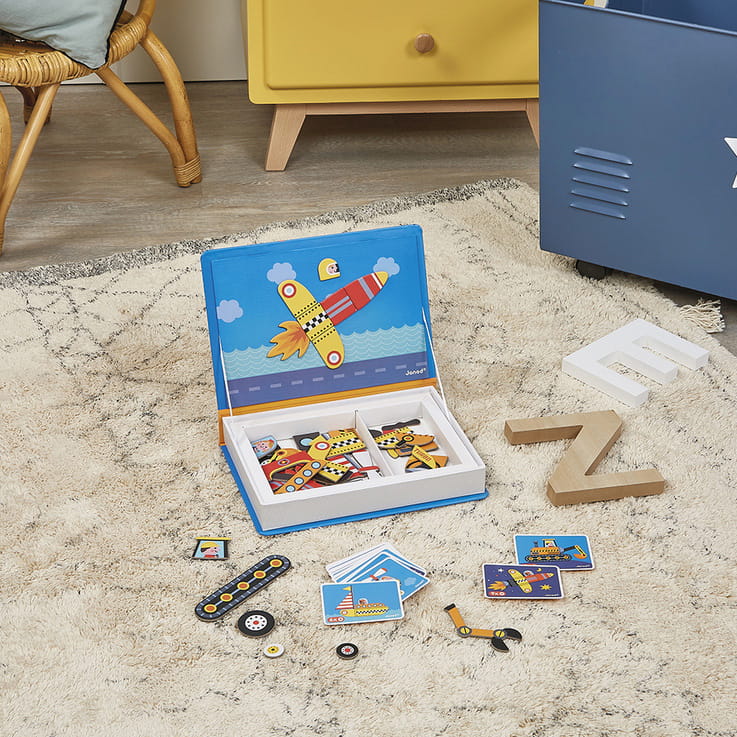 Puzzle dla Dzieci Progresywne w Walizce Pory Roku 4 Układanki 3+ Janod