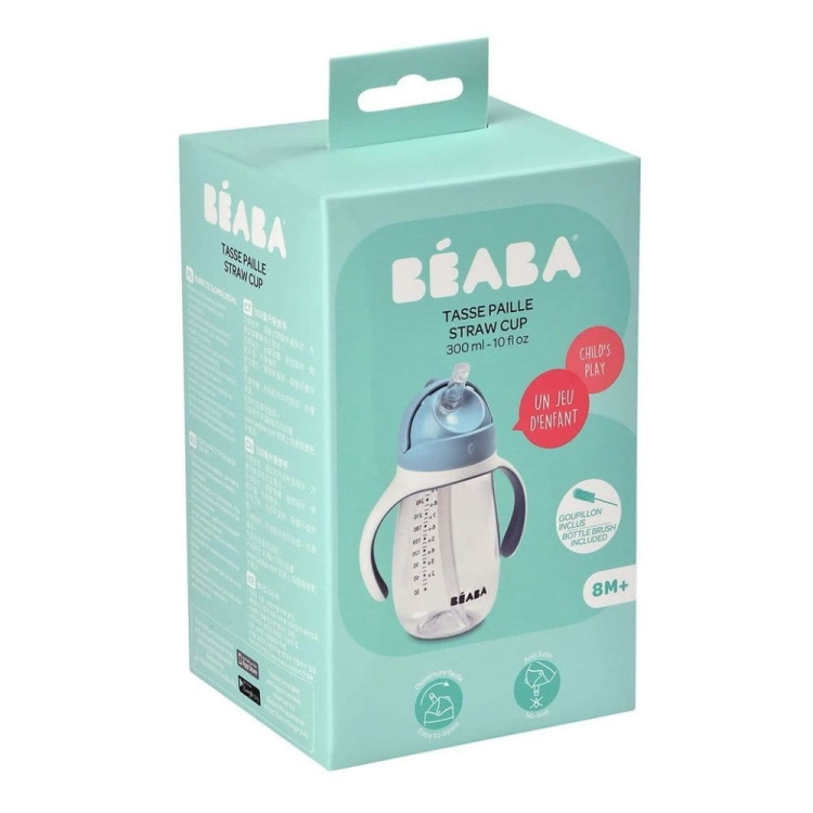 Bidon dla Dzieci Kubek Niekapek 300 ml Beaba Windy Blue Niebieski