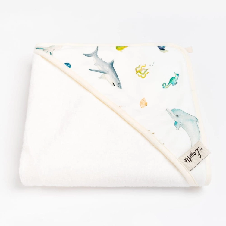 Ręcznik dla Niemowlaka Bambusowy S Layette Ocean