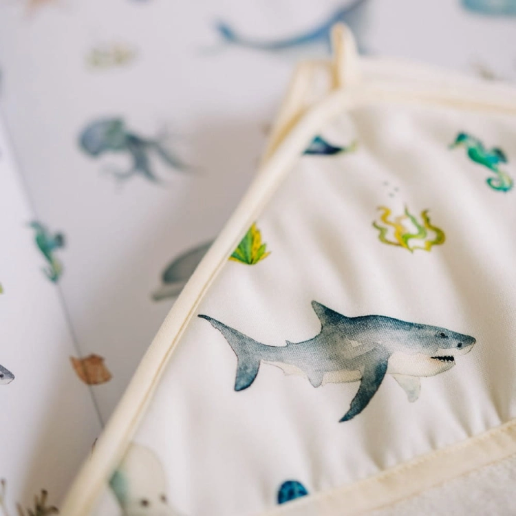 Ręcznik dla Niemowlaka Bambusowy S Layette Ocean