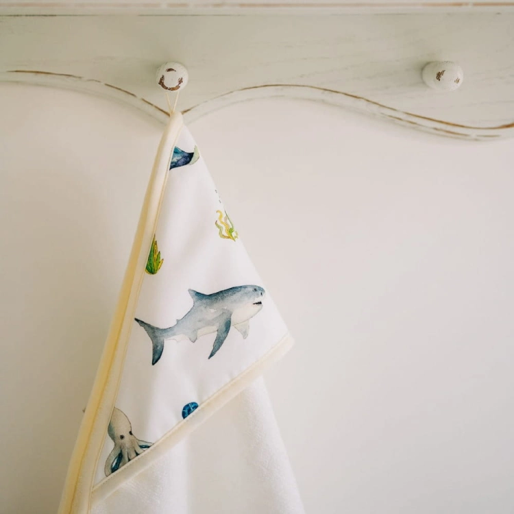 Ręcznik dla Niemowlaka Bambusowy S Layette Ocean