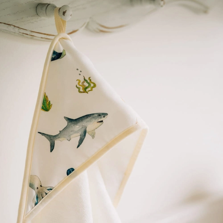 Ręcznik dla Niemowlaka Bambusowy S Layette Ocean