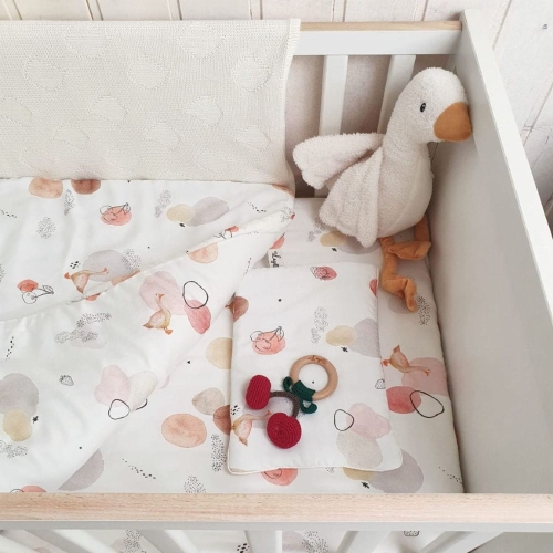 Bambusowa Pościel dla Niemowląt z Wypełnieniem Layette Goose
