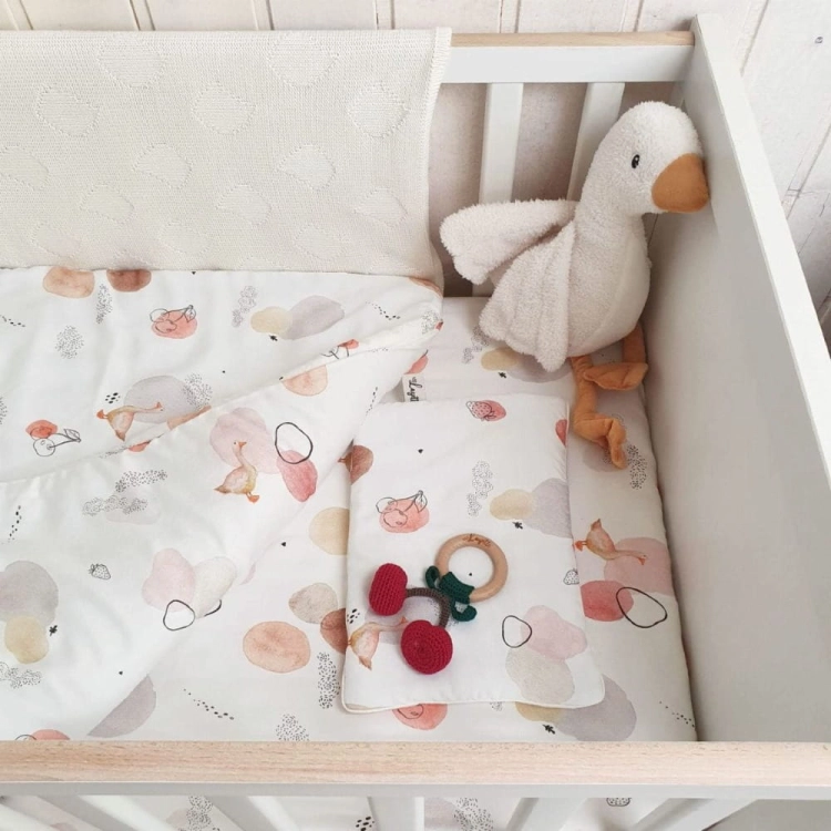 Bambusowa Pościel dla Niemowląt z Wypełnieniem Layette Goose