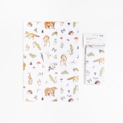 Mata do Przewijania Składana Layette Woods