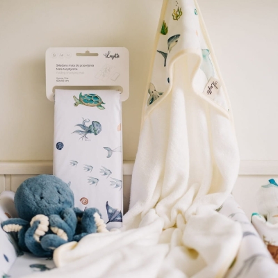 Mata do Przewijania Składana Layette Ocean