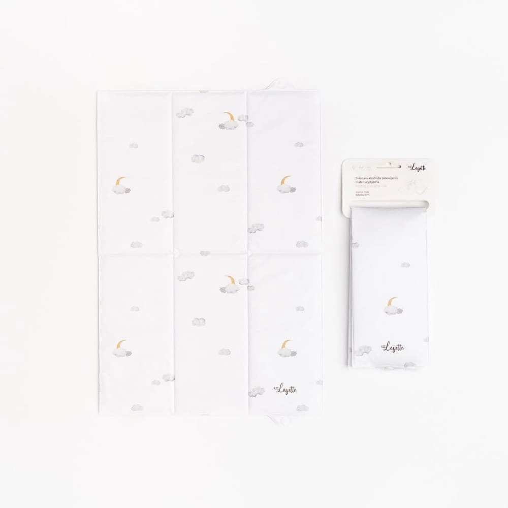 Mata do Przewijania Składana Clouds / Layette