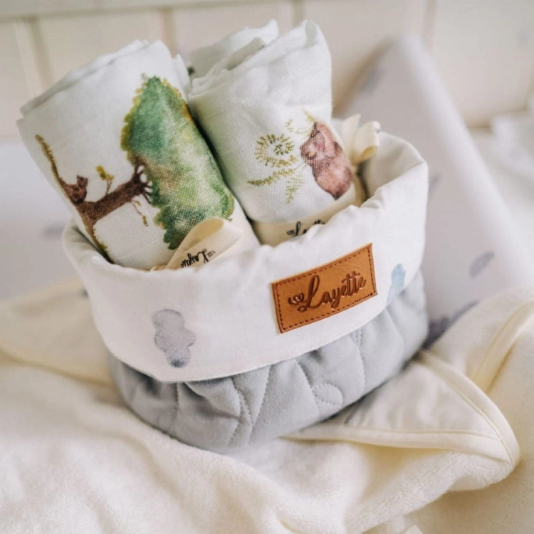 Organizer dla Niemowlaka na Kosmetyki Layette Clouds