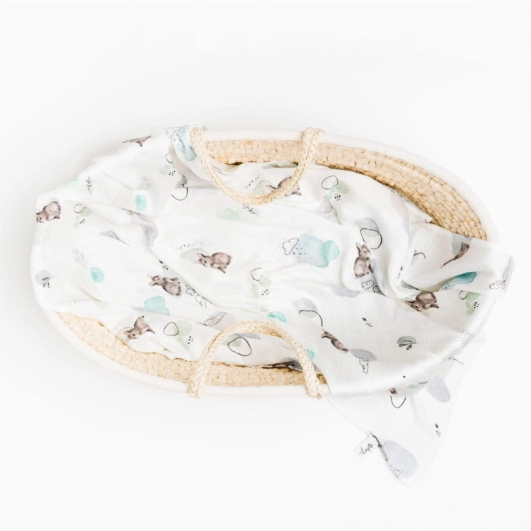 Otulacz Bambusowy dla Niemowląt Layette Bunny