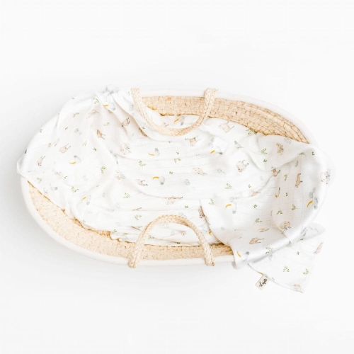 Otulacz Bambusowy dla Niemowląt Layette Merino