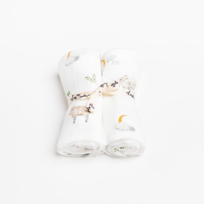 Pieluszki Bambusowe dla Niemowląt 2-pak Layette Merino