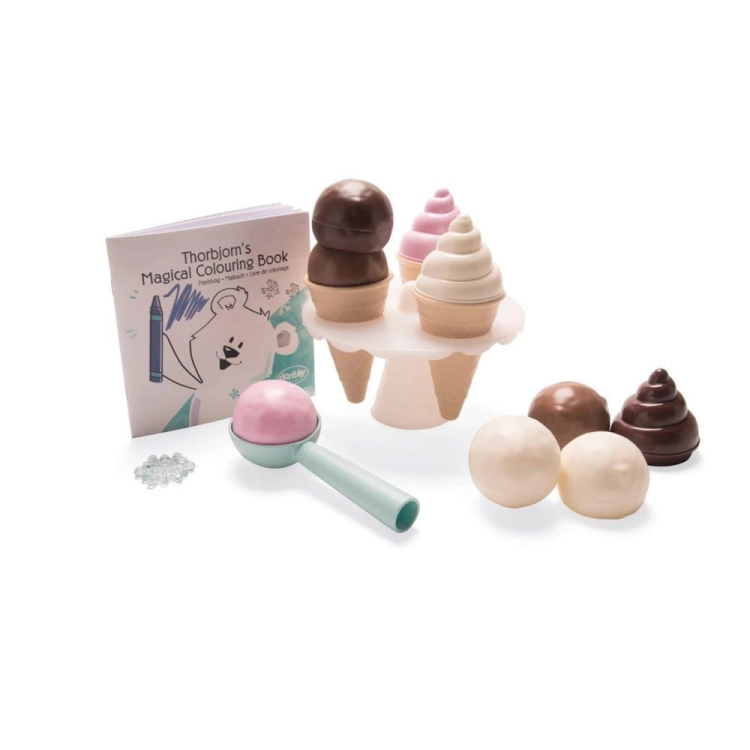 Foremki do Piasku Lody Dantoy z Kolorowanką