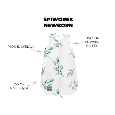 Śpiworek Niemowlęcy do Spania NewBorn Dots - Sleepee