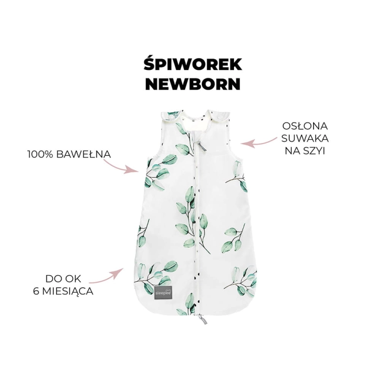 Śpiworek Niemowlęcy do Spania NewBorn Dots - Sleepee