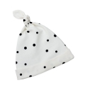 Czapeczka dla Niemowlaka Krasnal 2-pak Czarne Kropki/Bloom - Sleepee