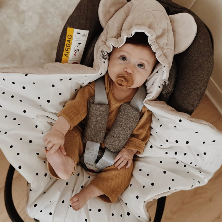 Otulacz do Fotelika Samochodowego Royal Baby Sand Beżowy - Sleepee