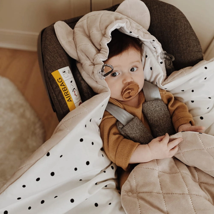 Otulacz do Fotelika Samochodowego Royal Baby Sand Beżowy - Sleepee