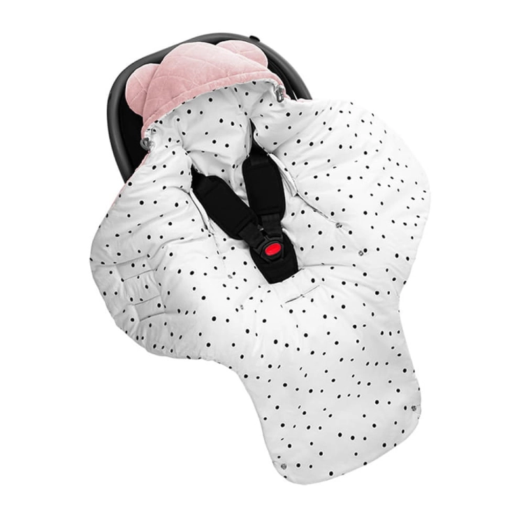 Otulacz do Fotelika Samochodowego Royal Baby Pink - sleepee
