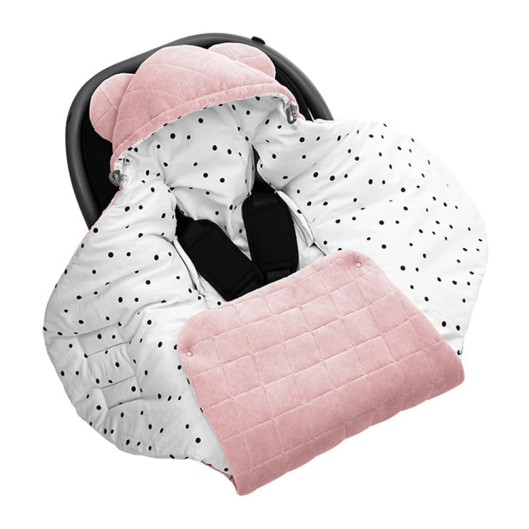 Otulacz do Fotelika Samochodowego Royal Baby Pink - sleepee