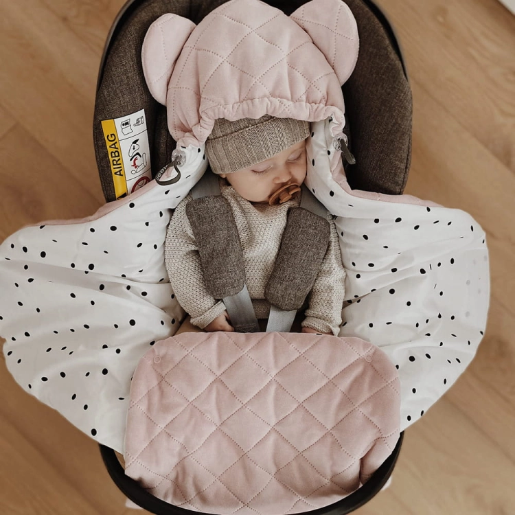 Otulacz do Fotelika Samochodowego Royal Baby Pink - sleepee