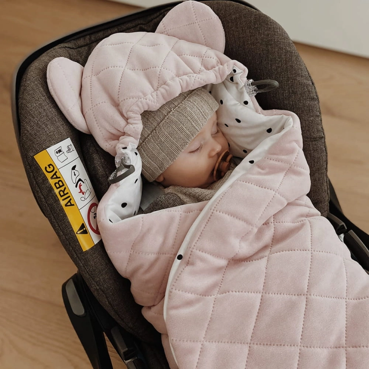 Otulacz do Fotelika Samochodowego Royal Baby Pink - sleepee