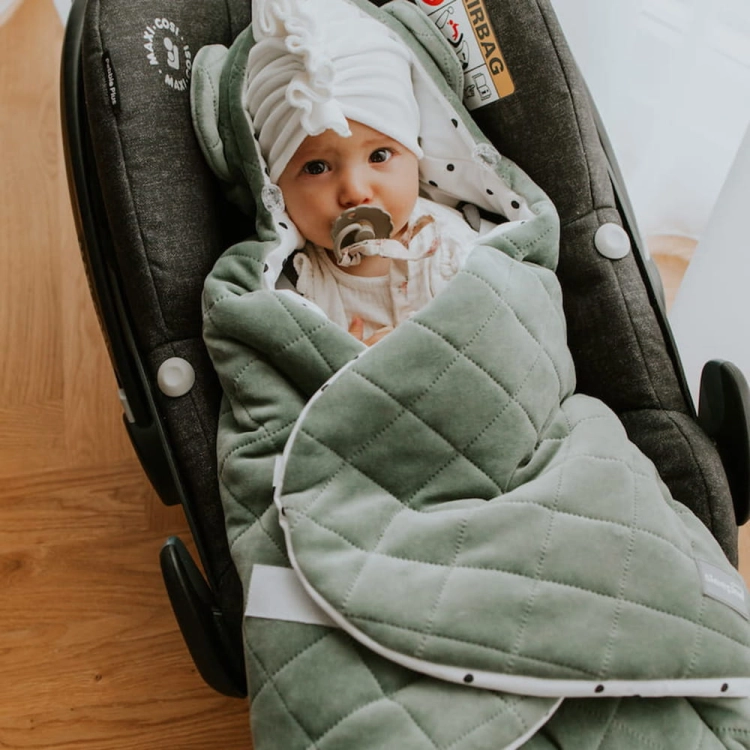 Otulacz do Fotelika Samochodowego Royal Baby Green Zielony - Sleepee
