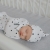 Otulacz dla Niemowlaka z Czapeczką First Step Czarne Kropki - Sleepee