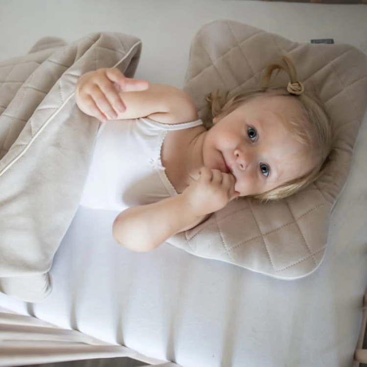 Kocyk dla Niemowlaka Bawełniany Zimowy Royal Baby Grey Szary — Sleepee