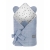 Rożek Niemowlęcy Wiązany Bawełniany Royal Baby Denim Niebieski — Sleepee