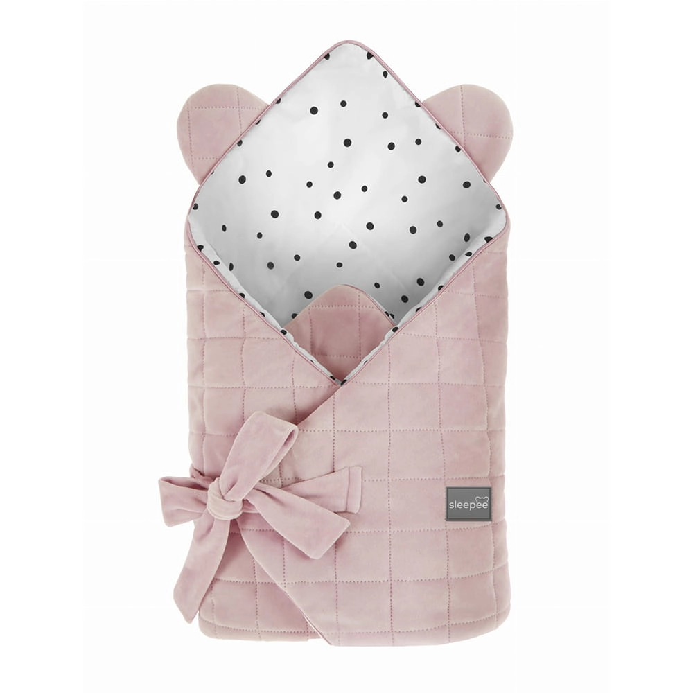 Rożek Niemowlęcy Bawełniany Royal Baby Pink / Sleepee