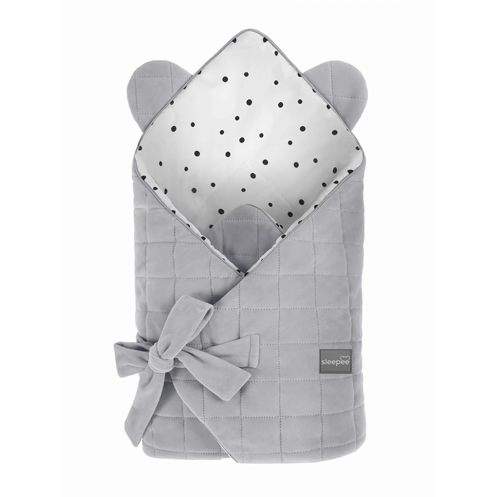 Rożek Niemowlęcy Bawełniany Royal Baby Grey-Grey / Sleepee