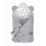 Rożek Niemowlęcy Bawełniany Royal Baby Grey-Grey / Sleepee
