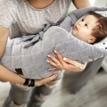 Rożek Niemowlęcy Wiązany Bawełniany Royal Baby Grey-Grey Szary — Sleepee